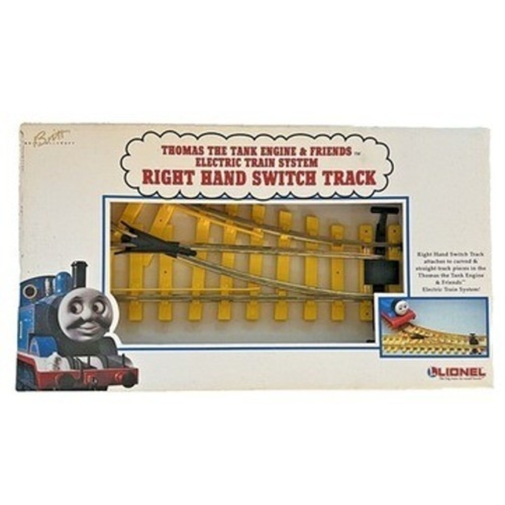 LIONEL G Scale Train 82012 THOMAS THE TANK RIGHT HAND Manual Yellow Switch Track